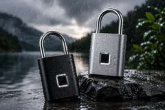Smart Fingerprint Padlock Waterproof Fingerprint Keyless Door Lock Type C Rechargeable