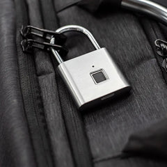 Smart Fingerprint Padlock Waterproof Fingerprint Keyless Door Lock Type C Rechargeable Security Padlock for House